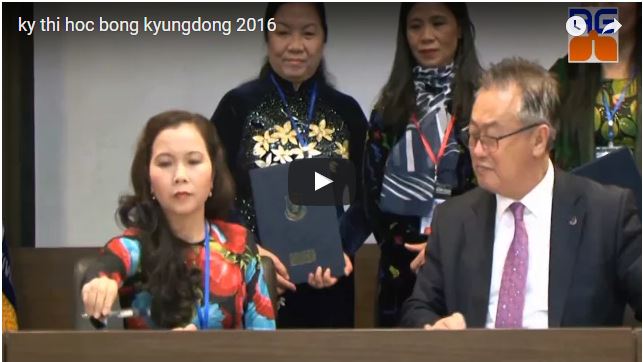 Kỳ thi học bổng Kyungdong 2016